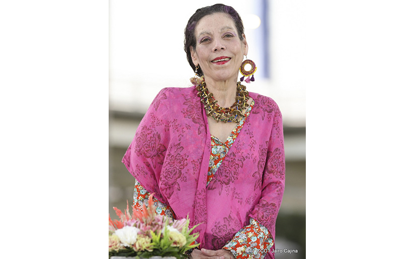 Vicepresidenta Compañera Rosario Murillo.