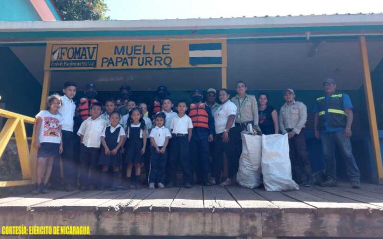 Realizan jornada ecológica en área protegida de San Carlos, Río San Juan