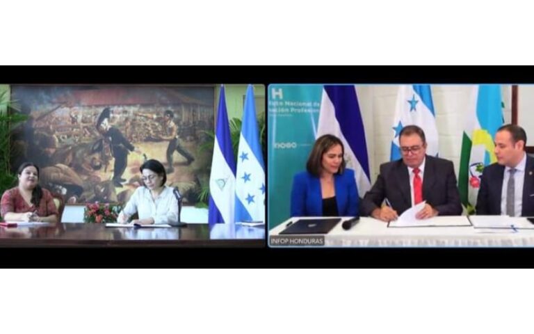 Nicaragua y Honduras firman acuerdo de cooperación para la educación técnica
