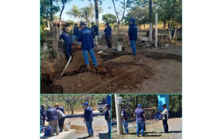 ENACAL ejecuta proyecto de agua en San Rafael del Sur