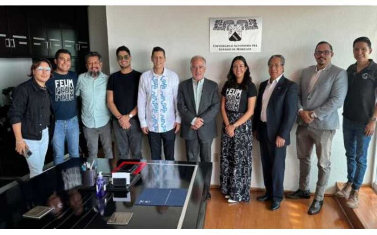 Embajador de Nicaragua se reúne con el rector de la Universidad Autónoma de Morelos, México