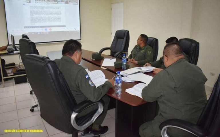 Ejército de Nicaragua participó en el I Ejercicio Virtual de las UHR – CFAC