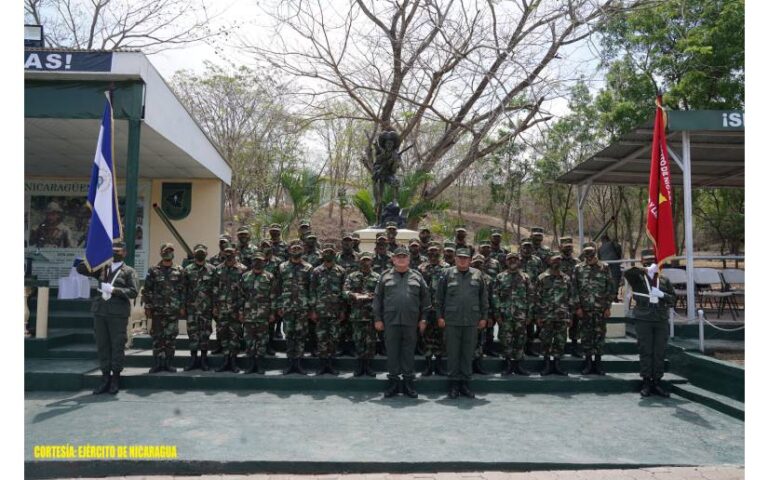 Ejército de Nicaragua celebra graduación del 76 Curso Básico de Infantería