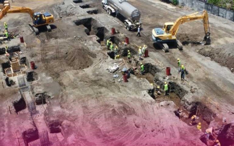 Así avanza la construcción del Centro de Atención a los Adultos Mayores Cro. Porfirio García