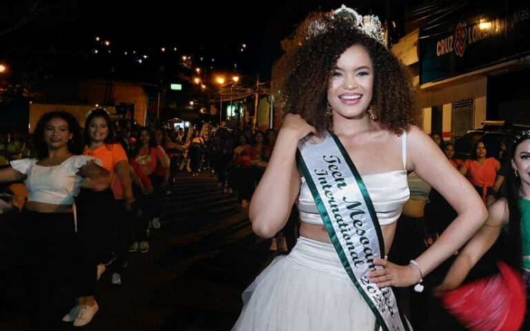 Matagalpa recibe a Grethel Gamez, Miss Teen Mesoamérica Internacional