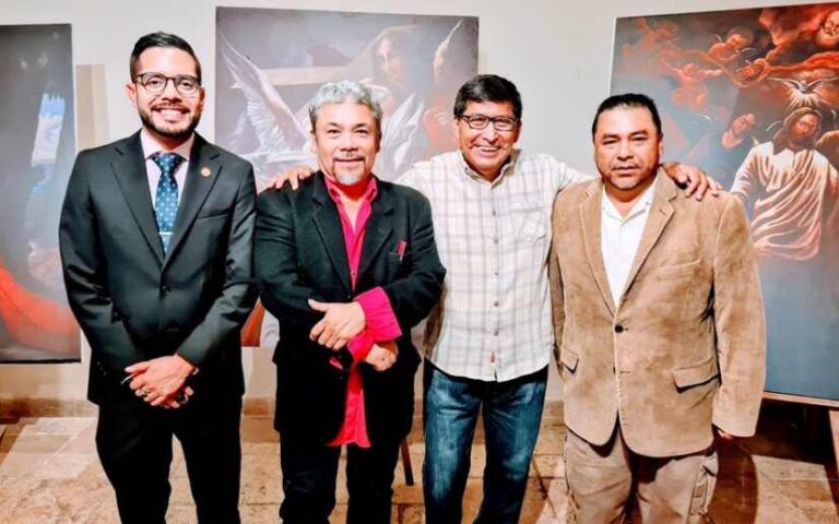 Embajador de Nicaragua en encuentro con artistas de Guatemala
