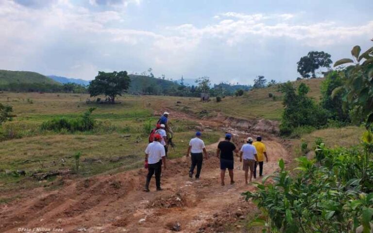 Ampliarán carretera productiva de la comunidad San Antonio Banacruz en Rosita