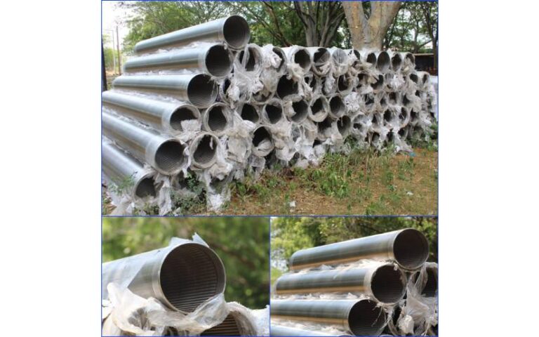 ENACAL adquiere lote de tubos de acero para construcción de pozos de agua