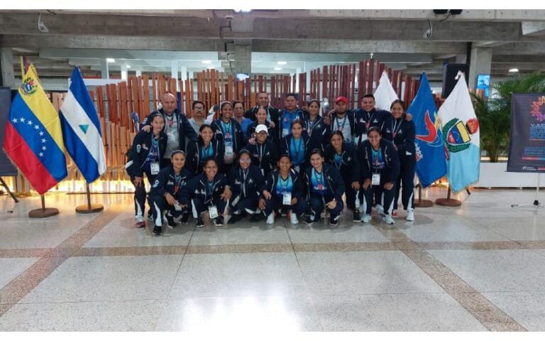 Delegación nicaragüense llega a Venezuela para participar en Juegos Deportivos ALBA 2023