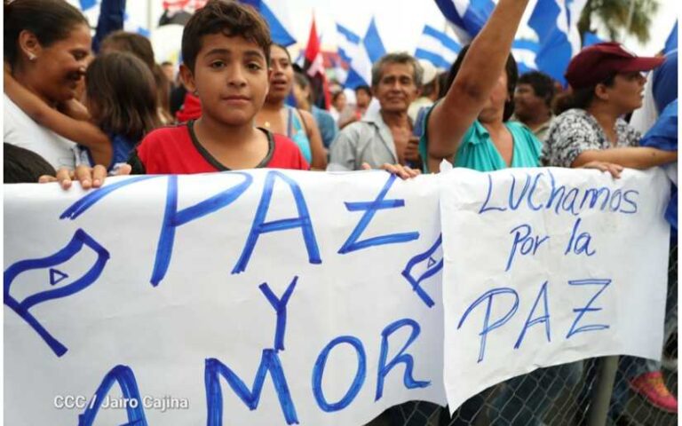 Lo más importante para el pueblo nicaragüense es la Paz, pero Paz con Dignidad