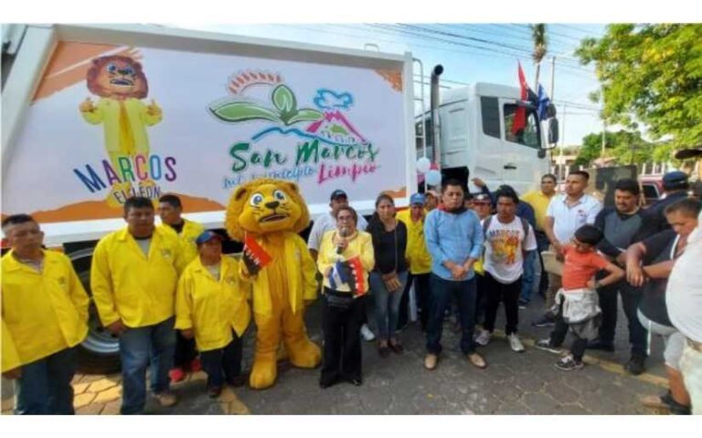 San Marcos cuenta con nuevo camión recolector de desechos sólidos