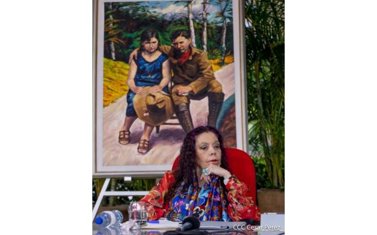 Compañera Rosario Murillo después del Acto del Día Nacional de la Paz