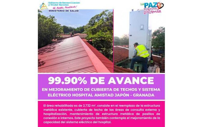 Rosario informa sobre los avances del Ministerio de Salud en Nicaragua