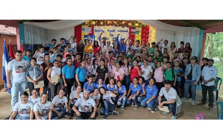 Jóvenes universitarios de Nueva Guinea participan Encuentro de Orgullo Sandinista