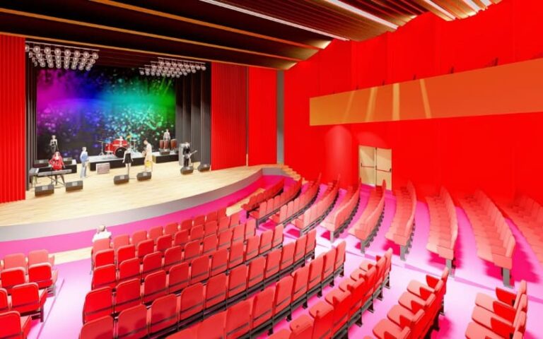 Rosario destaca el avance del Teatro Alejandro Vega Matus en Masaya