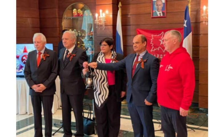 Nicaragua en el recibimiento de la Antorcha de la Llama Eterna de la Gran Guerra Patria