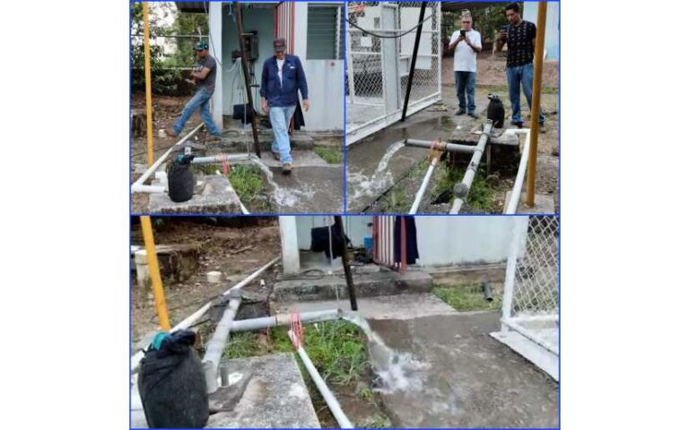 Enacal restablece sistema de agua del Hospital Primario de Muelle de los Bueyes