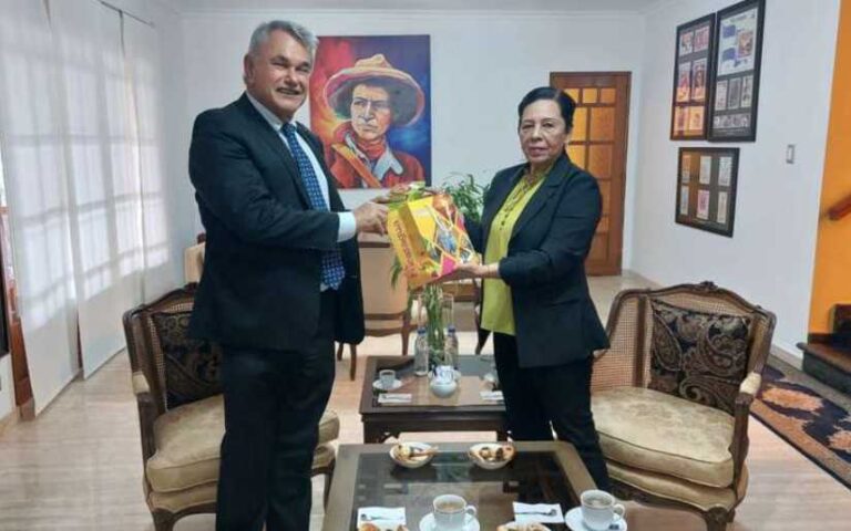 Embajadora de Nicaragua se reunió con encargado de Negocios de Brasil en Venezuela