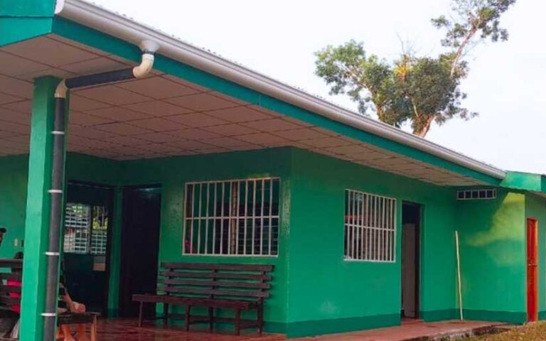 Finalizan obras de mejoras del Puesto de Salud de la Comunidad La Unión, Nueva Guinea