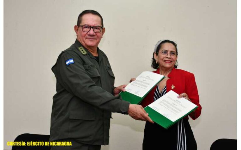 Defensoría Pública y la Asesoría Jurídica del Ejército de Nicaragua firman acuerdo de cooperación