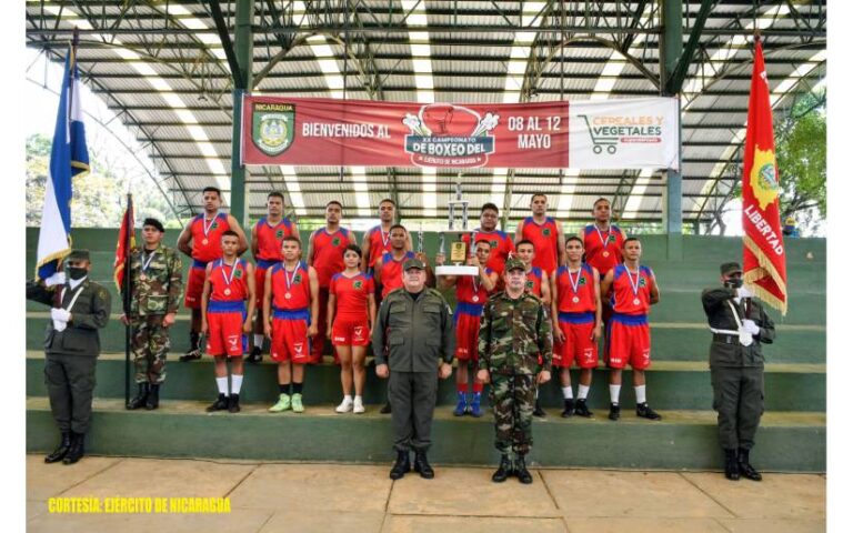 Ejército de Nicaragua realizó ceremonia de clausura del XX Campeonato de Boxeo