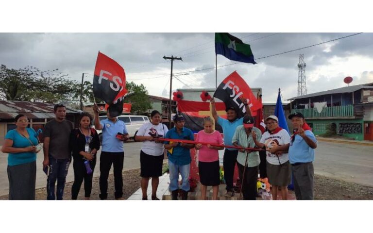 Inauguran monumento histórico de Héroes y Mártires en la comunidad Empalme Alamikamba
