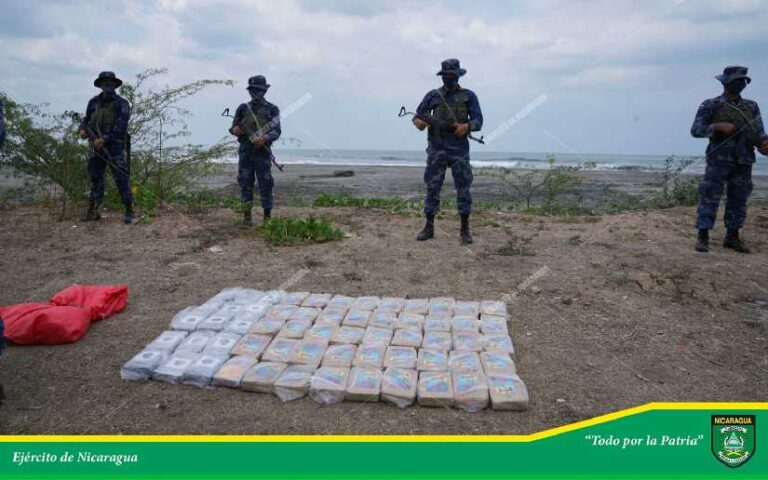 Fuerza Naval incauta droga en el sector de La Florcita, Puerto Sandino