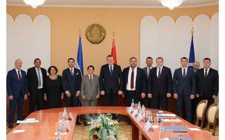 Delegación Nicaragüense realiza visita oficial a la República de Belarús