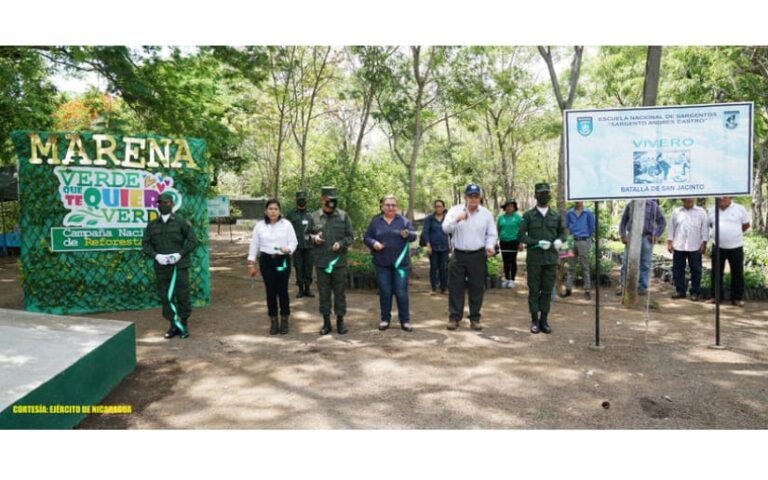 Inauguran vivero forestal y zoocriadero de iguanas en la Escuela Nacional de Sargentos