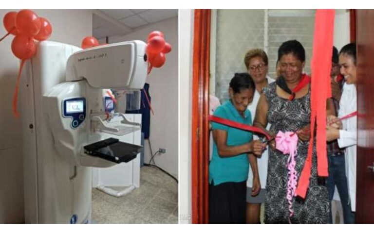 En saludo al Día de las Madres Nicaragüense inauguran equipo de mamografía en Rosita