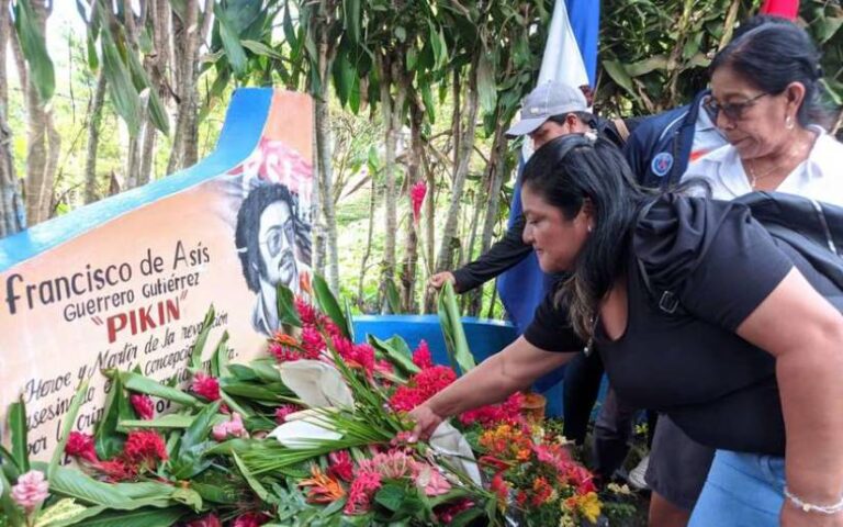 Militancia Sandinista conmemoró a “Pikin” Guerrero en La Concepción