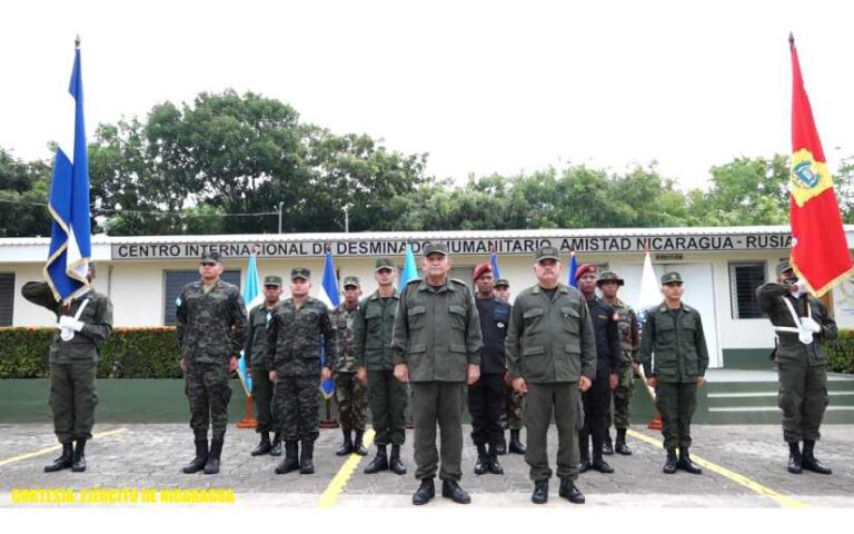 Celebran graduación en el Centro de Desminado Humanitario “Amistad Nicaragua-Rusia”