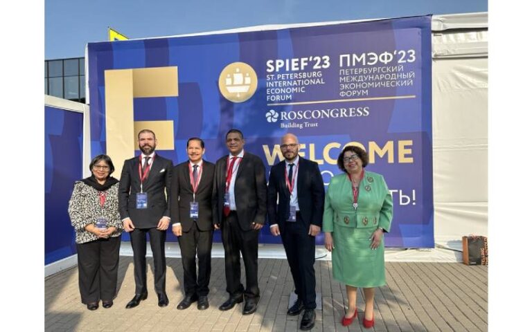 Delegación de Nicaragua participa en Foro Económico Internacional de San Petersburgo, Rusia