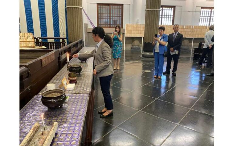 Embajadora de Nicaragua en Japón realiza recorrido en la ciudad de Sumida en Tokio
