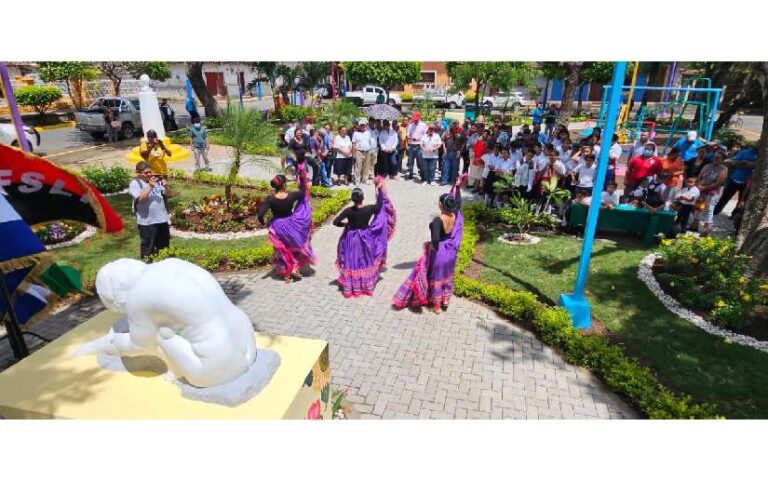 Alcaldía de Masaya inaugura obras de mejoras en el Parque San Juan