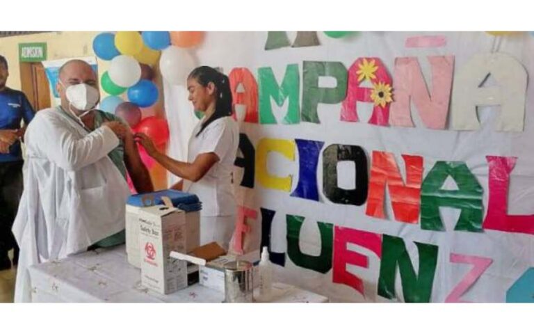 Nicaragua reporta un avance del 52% en la campaña de vacunación contra la influenza