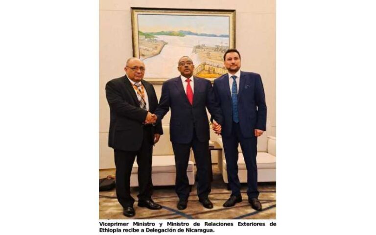 Nicaragua estrecha relaciones con Etiopía y la Unión Africana