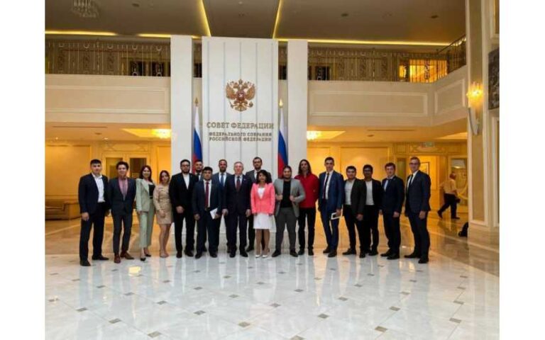 Estudiantes nicaragüenses realizaron un encuentro amistoso con los Jóvenes Parlamentarios de Rusia