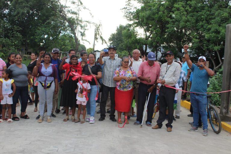 Familias de Nandaime inauguran calle nueva