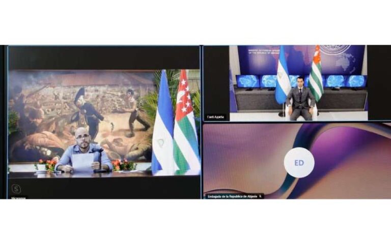 Nicaragua y Abjasia en cooperación comunicacional