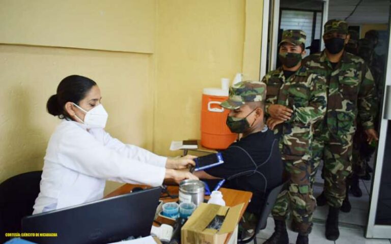 Ejército de Nicaragua participó en jornada de donación voluntaria de sangre