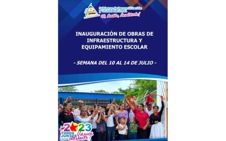 Boletín gráfico: Inauguración de obras de infraestructura y equipamiento escolar