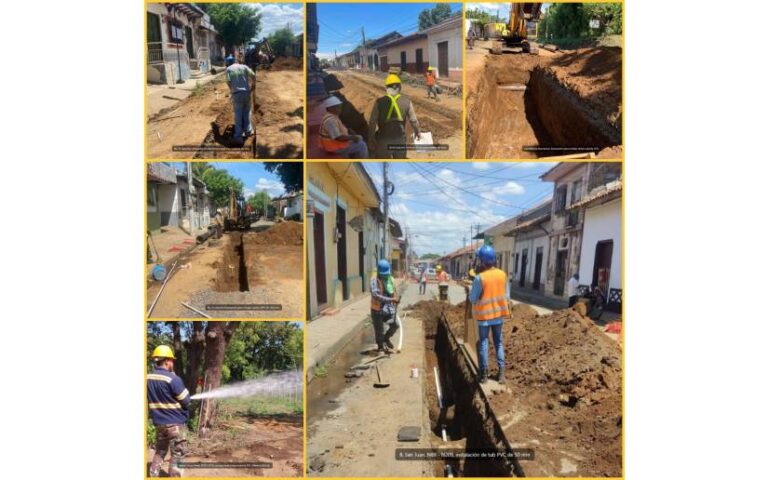 Enacal continúa con la ampliación y mejoramiento del sistema de agua potable en León