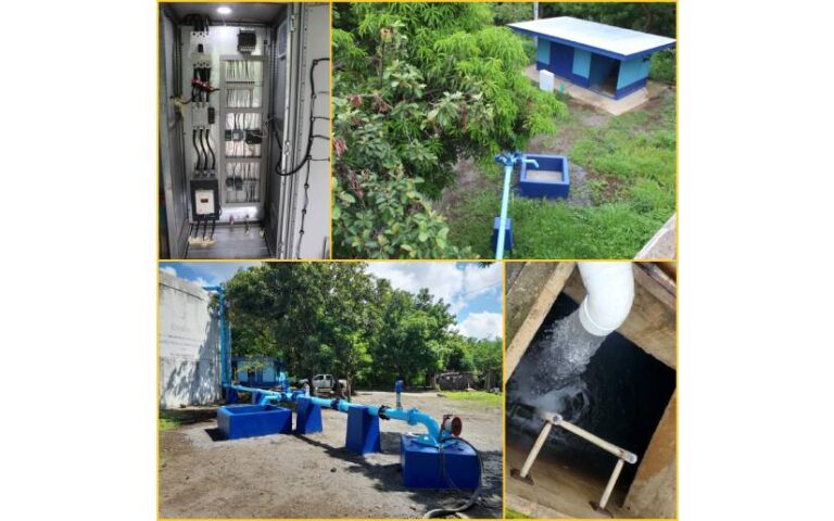 Enacal inaugura pozo de agua ubicado en el sector de Cuajachillo, Ciudad Sandino