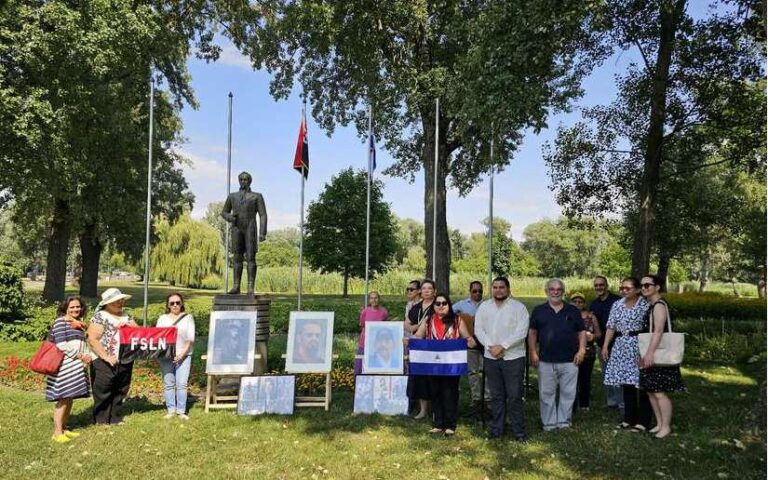 Embajada de Nicaragua en Austria celebró el 44/19