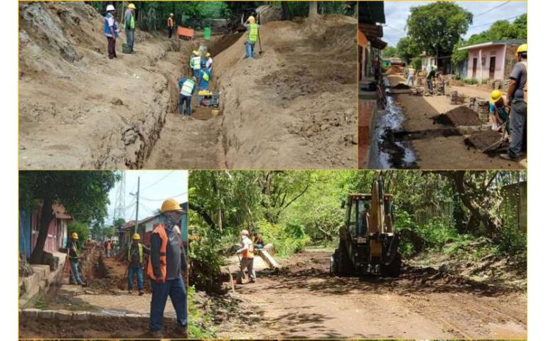 Enacal avanza en la construcción del nuevo sistema de saneamiento en Telica
