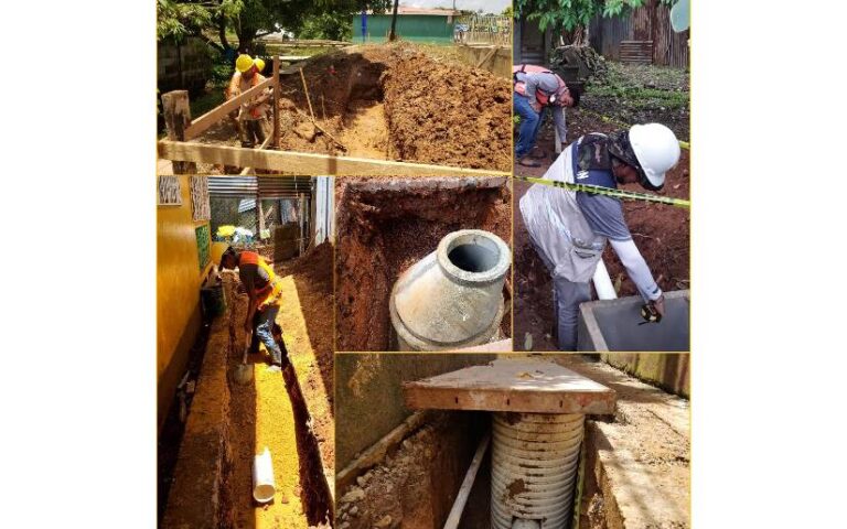 Enacal avanza en la construcción del sistema de alcantarillado sanitario en Bluefields