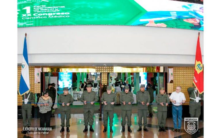 Ejército de Nicaragua inaugura la I Feria Internacional de Salud y Tecnología