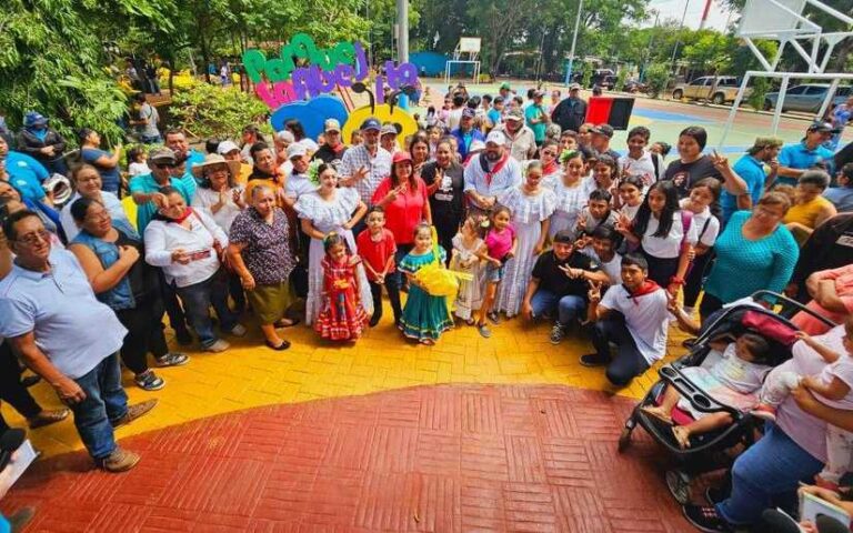 Familias inauguraron parque La Abejita, en Masaya