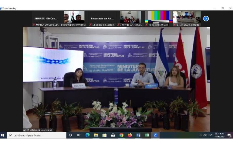 Nicaragua participa en Congreso Virtual de Jóvenes con Abjasia